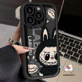 Trend Brand Label Cute Pop Mart Labubu Cartoon Couple Case Compatible For IPhone 7Plus XR 11 15 14 12 13 Pro Max 6S 15 7 6 8 Plus XS Max X SE 2020 Funny Doodle Angel Eye Soft Case. 
