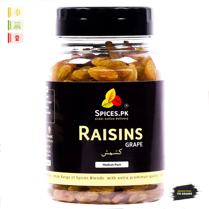 Premium%20Organic%20Raisins%20(Kishmish)%20100%25%20Pure%20Sun-Dried%20Grapes%20/%20Soungi%20Munaqqa%20for%20Snacking,%20Baking%20&%20Cooking%20%E2%80%93%20170g%20-%20Image%202