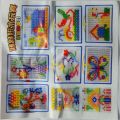 Pin Board -Peg Board Toy for Kids-Nail Puzzle-Mosaic Puzzle Board - Creative Game Activity - Dimension(16.5× 16.5)cm - Multicolor. 