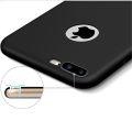 Iphone 7 Plus Matte Black Silicon Back Cover. 