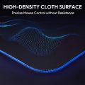 Mouse pad Gaming XXL  NATOL RGB NT-MP02 Extended Large Mouse Mat with 12 Light Effects, Non-Slip Rubber Base, Smooth Surface, for Keyboard & Mouse 31.5 x 11.8 inches. 