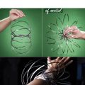 【Beauty Code】Toroflux Flow Toy Flow Ring Kinetic Spring Toys FlowRing Kinetic Spring 3D Sculpture Ring Amazing Flow Toy Gift. 