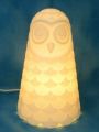 IKEA SOLBO LED table lamp, white owl/battery-operated14 cm. 