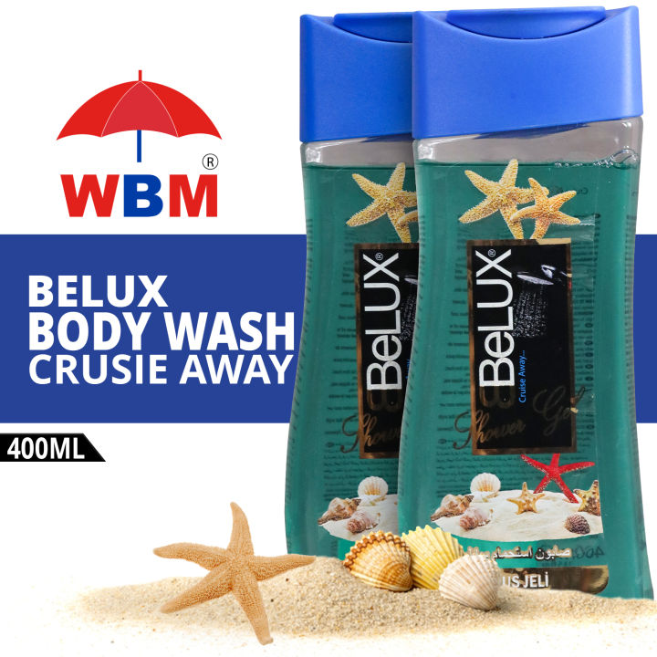 (Pack 2) WBM Belux Body Wash For Women - 400ml | Nourishing and Refreshing Body Wash Shower gel