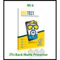 2Pcs Mi 6 Back Matte Protector For Mi 6. 