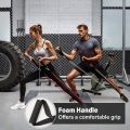 Gym Belt with Box | 5-in-1 Power Exercise Resistance Band Set – Adjustable Fitness Equipment for All | Without Box | Pouch Packing. 