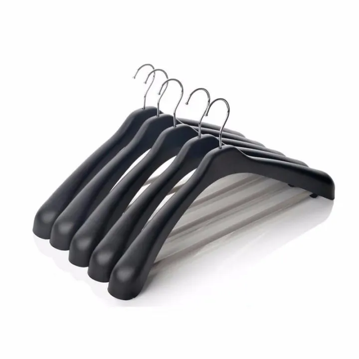 Extra%20Big%20Black%20Plastic%20Clothes%20/%20Coats%20Hanger%20for%20Man,%2047cm%20(6%20Pieces%20/%20Lot)%20-%20Image%202