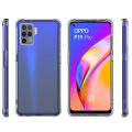 Oppo F19 Pro Transparent Bumper Back Cover. 