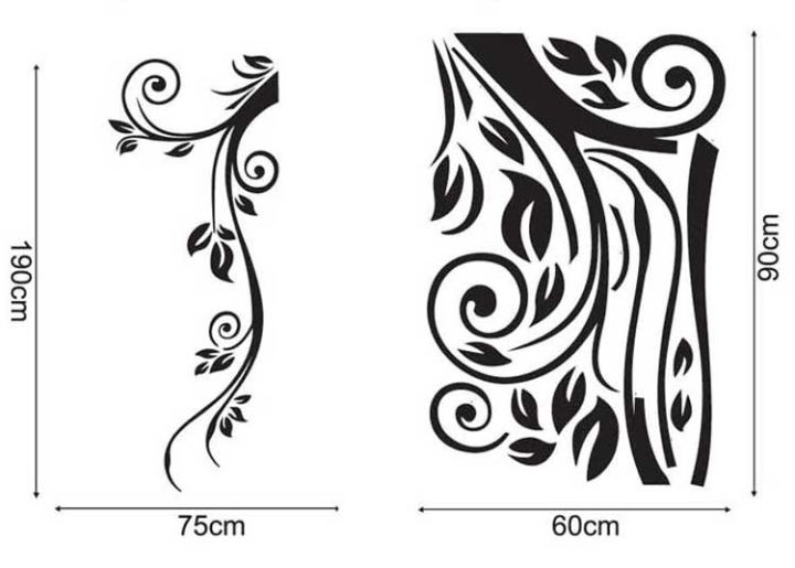 Corner%20Flower%20Wall%20Sticker%20Black%20Floral%20DIY%20Wall%20Decor%20For%20Living%20Room%20TV%20Sofa%20PVC%20Wall%20Paper%20%20Self%20Adhesive%20-%20Image%202