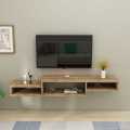 Lcd Tv Rack /Shelves floating Shelf Tv Console Media Storage wall Hanging Shelves TV shelf PC5 60" inch size.(Customized). 