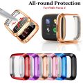 Milanese Strap For Fitbit Versa 2 3 Sense Lite Band With TPU Case Screen Protector Bumper For Metal Bracelet For Versa Watch. 