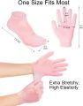 2-Pair Silicone Moisturizing Gloves And Socks, Soft Silicone Gloves and Socks For Cracked Hand And Feet Women And Men Hand Moisturiser Gloves And Socks  Spa Manicure and Pedicure .. 