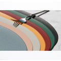 Waterproof  Scandinavian style placemat Non-slip Table Restaurant  Faux leather table mat Oil proof Anti-hot  Insulated dining pad for Dining table Kitchen Home decor Restaurants and cafes Daily use. 