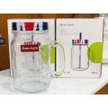 DELE GLASSWARE MASON JAR - CUP - WATER BOTTLE - JUICE DRINK-490ml. 