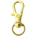 100 Pcs Swivel Clasps Lanyard Snap Hook,Metal Swivel Lanyard Snap Hook Lobster Claw Clasp galactic & aurum. 