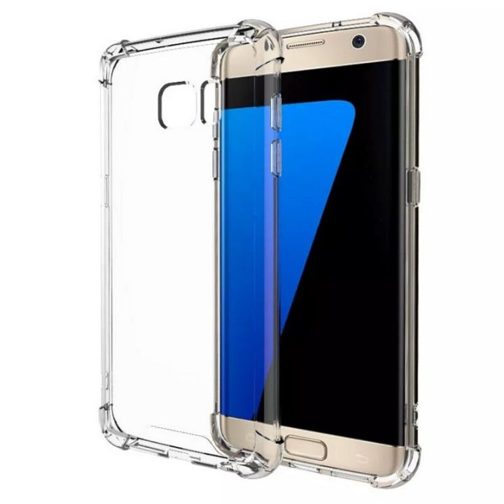 Samsung Galaxy S7 Edge TPU Transparent Back Cover Soft, Durable, All-Round Protection, Scratch-Resistant, Perfect Fit, Enhanced Grip