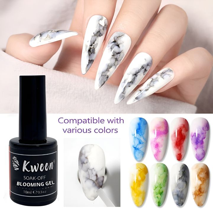 KWEEN%20Clear%20Blooming%20Gel%20Nail%20Polish%20Nail%20Painting%20Blooming%20Gel%20Polish%20Flower%20Marble%20Effect%20Nail%20Art%20Soak%20Off%20UV%20Gel%20Manicure%20-%20Image%205