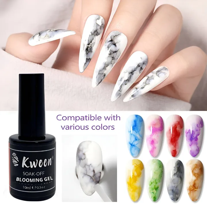 KWEEN%20Clear%20Blooming%20Gel%20Nail%20Polish%20Nail%20Painting%20Blooming%20Gel%20Polish%20Flower%20Marble%20Effect%20Nail%20Art%20Soak%20Off%20UV%20Gel%20Manicure%20-%20Image%205