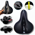 Bicycle Seat, Big Butt Saddle Bicycle Saddle, Mountain Bike Seat Bicycle Accessories Shock Absorber, Spring Saddle Bike thickened Soft Comfortable Breathable Hollow Cycling Seat. 