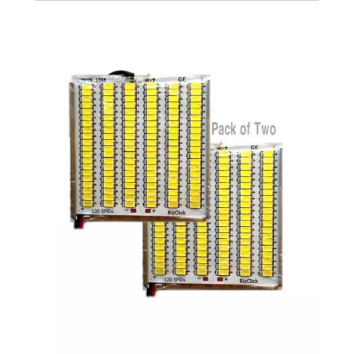 PACK OF TWO - 120 Led Array Cool Bright White Light Panel Board DC 12V
