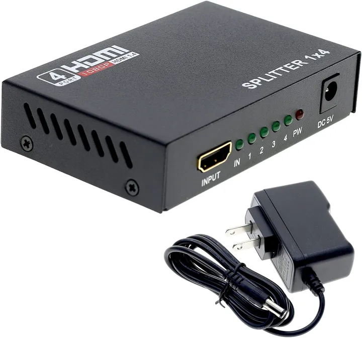 HDMI%20Splitter%201%20in%204%20Out%20-4K%20Hdmi%20Splitter%201x4%20Ports%20v1.4%20Powered%204K/2K%20Full%20Ultra%20HD%201080p%20US%20Adapter%203D%20Support%20-%20Image%203