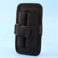 2X Outdoor Flashlight Cover Durable Nylon Flashlight Set Pu360 Degree Rotatable Clip Belt Carrying Case Adjustable Size. 