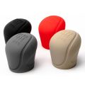 Durable Handle Protective Covers Car Silicone Gear Shift Knob Cover 6-speed Non-Slip 4 Colors Wear Resistant Shift Lever Protection. 