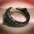 New teel Ring -Eagle Dragon Claw Halloween kull Ring -Men' Domineering Opening Rock  Jewelry. 