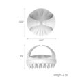LOHAS Biodegradable Wheat Straw Silicone Hair Brush Shampoo Brush Scalp Massager For Hair Growth. 