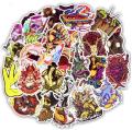 10 Pcs/Pack Horror Series Rock Punk Graffiti Sexy Waterproof Stickers for Guitar,Laptop,Skateboard,Phone,Car,Bike. 