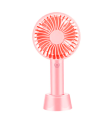 portable handy cooling fan with rechargeable cell. 