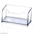 Premium Acrylic Card Holders – Clear Display Stand for Business Cards, ID Cards, Table Signs & Menu – Durable & Transparent Organizer for Office, Shop, Events & Reception Desk – Vertical/Horizontal Design. 