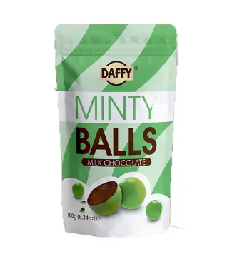 Daffy Minty Balls Milk Chocolate 180gm