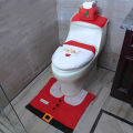 1PC Cute Christmas Toilet Seat Cover Santa Claus Bathroom Mat Xmas Supplies For Home New Year Decoration Bathroom Mat Decor. 