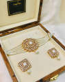 Rawayat Jewellery - Best Pearl Choker Set / Necklace / Nath /Earring For Girls & Womens for Parties & Wedding. 