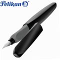 Pelikan Twist Fountain Pen Medium Nib M Ergonomic Soft Grip Ink Pen with Blue Ink Cartridge Smooth Writing Pen for School Office Students Birthday Gift. 