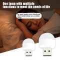 Portable LED Light Mini Night Light USB Plug Lamp Computer Mobile Power Charging Small Book Lamp Eye Protection Reading Light. 