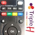 Triple H Tv Box Remote Control Universal KD Light Function Android Smart Tv Box Remote X96Q - X96 Mini - T95H - And All Others.. 