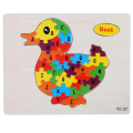 Wooden ABC Alphabet Educational Learning Children Puzzle Games Jigsaw Kids Toy Animal Shaped Learning Toys Puzzle Game. 