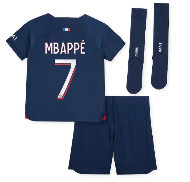 Kylian%20Mbapp%C3%A9%20PSG%20T-shirt%20and%20Shorts%20Football%20Kit%20new%20design%202023/2024%20Adults%20and%20Kids%20Sizes%20Available%20-%20Image%206