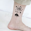 【AiBaby Store】Waterproof Temporary Tattoo Stickers Coconut Palm Planet Tattoo Small Size  Flash Tatoo Tattoos for Man Girl Women. 