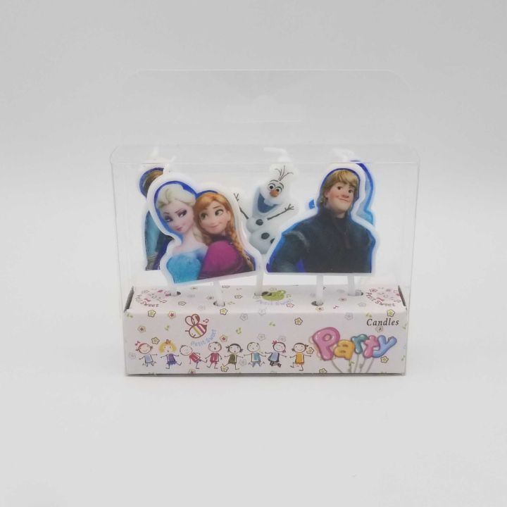 FROZEN THEME CANDLE SET - PACK OF 5 CANDLES