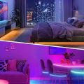 LED Smart Strip-String Light | USB - Bluetooth - Mobile APP & Remote Controlled Waterproof Strip with Music Sync function 10 - Meter. 