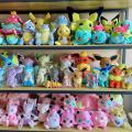 20cm Cartoon Pikachu Doll Anime Pokemon Chikorita Plush Toy Cute Pokemon Charmeleon Lapras Venusaur Plushie Raichu Gifts for Kid. 