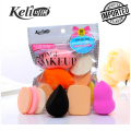 Pearlin Pack of 6 Makeup sponge - Foundation Sponge Blender Blending Facial Makeup Sponge Cosmetic Powder Puff- Random color and design. 