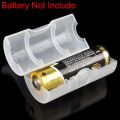 Smartt 2pc AA Battery to Size C Battery Case Adapter Converter Holder Switcher - Versatile Battery Conversion for All Your Power Needs. 
