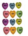 Eraser Heart Shape  DX-72 (12pcs). 