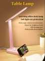 Multi-Functional Comfortable Moveable Learning Table Lamp With Brightness Control Button With Remote  Plus Extension Board With Fast Charging Dual USB Port and Universal Sockets. 