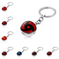 Anime Naruto Sharingan Keychain Accessories Car Bag Charm Pendant Cartoon Uchiha Eye Model Keychain Key Ring Toys for Children. 