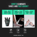 Feet smell remover spray pack of 2 | smell remover | odour remover | shoes smell remove | neat.pk / 120ml. 